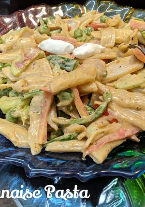 A picture of Mayo Pasta.