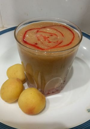 A picture of Diet Apricot slush 🍋🍑🍹.