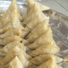 A picture of Paneersamosas#weekly jikonichallenge.