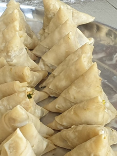 A picture of Paneersamosas#weekly jikonichallenge.