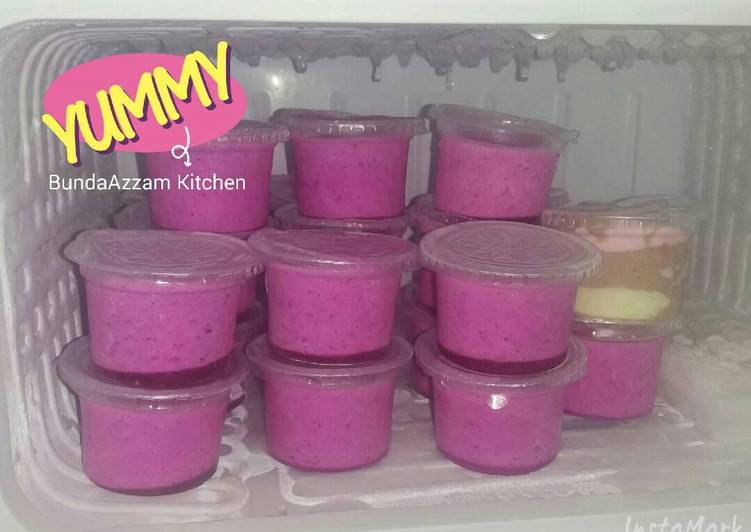 Bagaimana Menyiapkan Es krim buah naga Anti Gagal