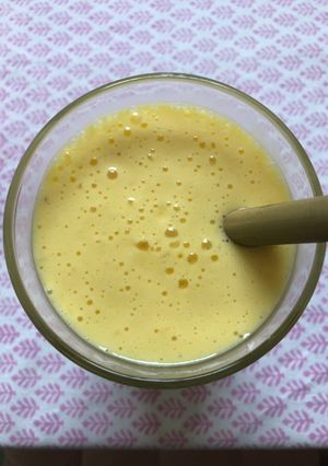 A picture of Fennel mango milk.