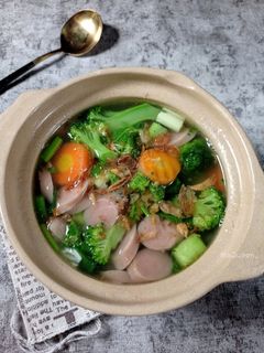 Foto resep Sop brokoli sosis