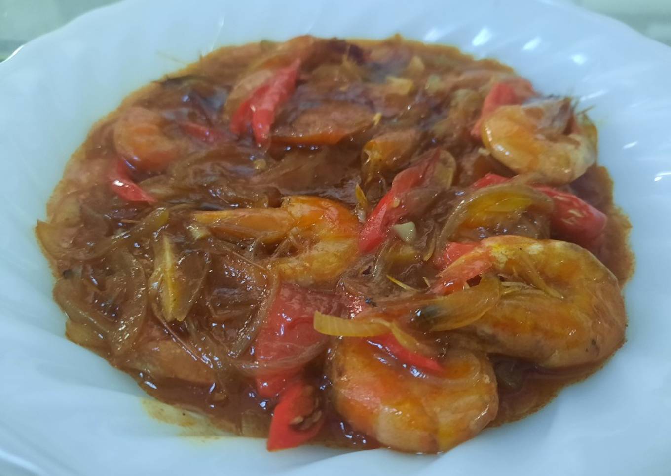 Udang asam manis