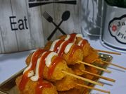 Gambar corndog roti