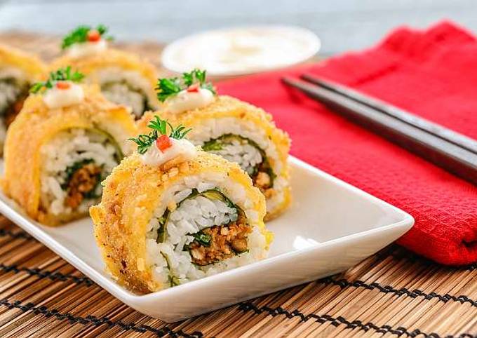 Resep Sushi Roll Crispy