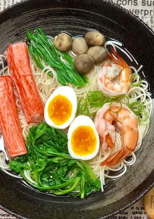Hình của món Mì Ramen Hải Sản.