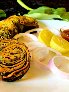 अरबी के पतरोड़ू (Arbi ke Patrodu recipe in Hindi) रेसिपी मुख्य फोटो