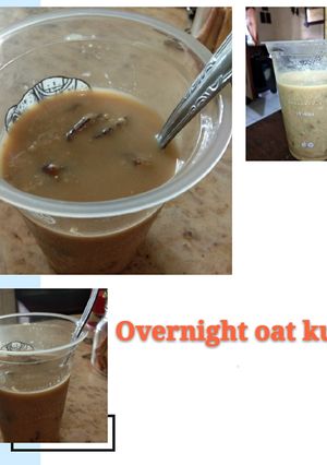 Foto resep Overnight oat Kurma