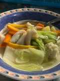 Sayur bening jamur kembang kol