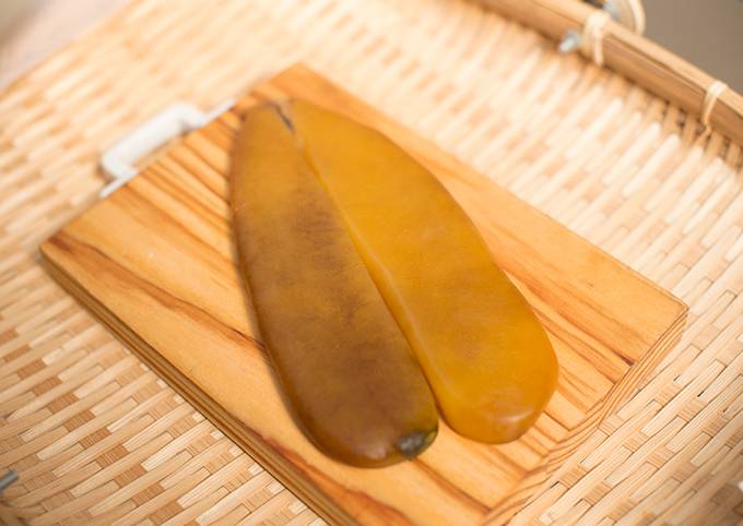 生烏魚子曬法食譜與作法by Maru的料理筆記簿 Cookpad