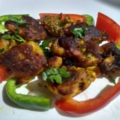 Cauliflower fritters A picture of Cauliflower fritters.