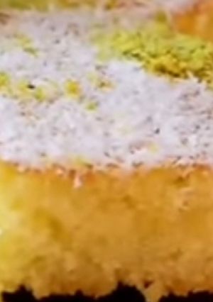 صورة لوصفة كيك جوز الهند