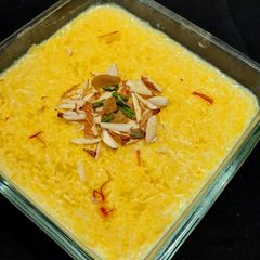 A picture of Zafrani Kheer.