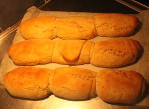 Una foto de Baguettes ajeadas, o flautuchas de san flauta