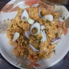 A picture of Schezwan fried rice.