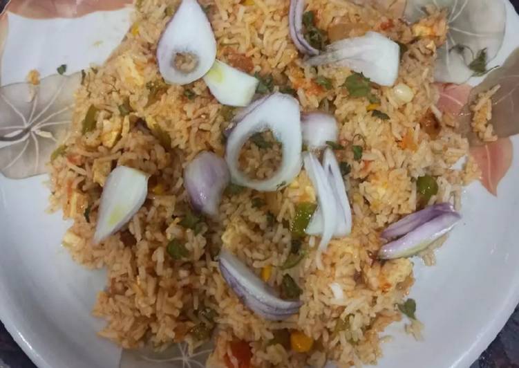 How to Make Perfect Schezwan fried rice #i love cooking