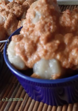 Foto resep Cilok Isi Ayam Bumbu Kacang