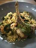 Chermoula Cutlets, Cabbage and Couscous