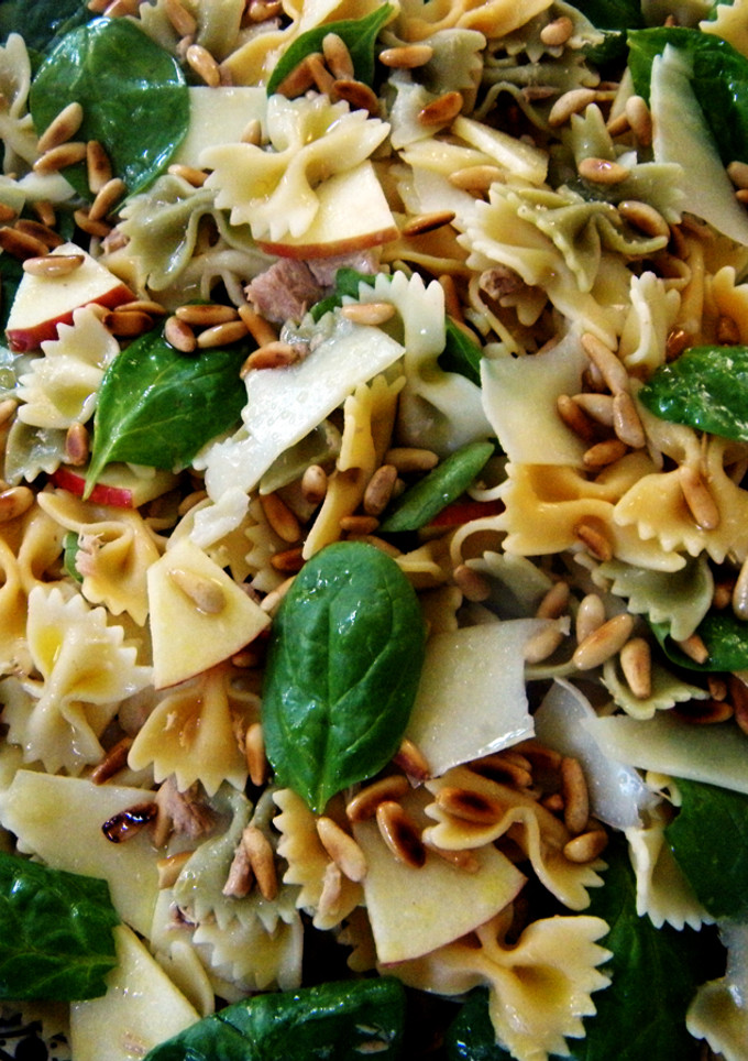 Una foto de Ensalada de pasta diferente