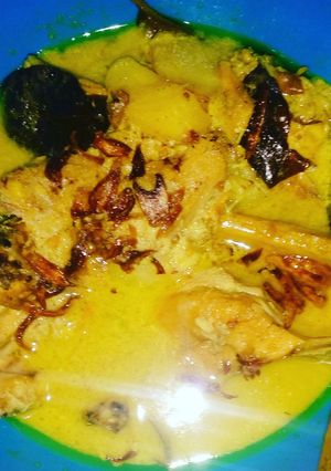 Foto resep Opor ayam + kentang