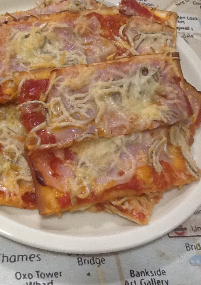 Una foto de Pizza de gulas