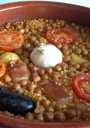 Una foto de Arroz al horno de la iaia