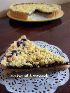 Foto resep Blueberry Crumble Pie