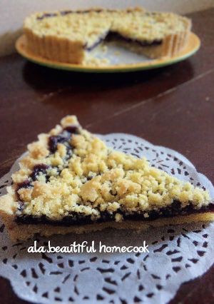 Foto resep Blueberry Crumble Pie