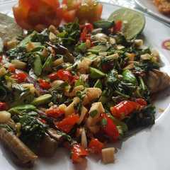 Terong Panggang Sambal Kemangi Pete রেসিপির প্রধান ছবি