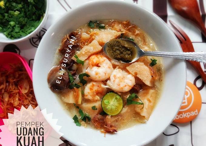 Resep Pempek Udang Kuah Tekwan Yummy Nian Oleh Elly Suryani Cookpad