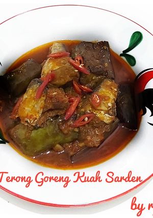 Foto resep Terong goreng kuah sarden