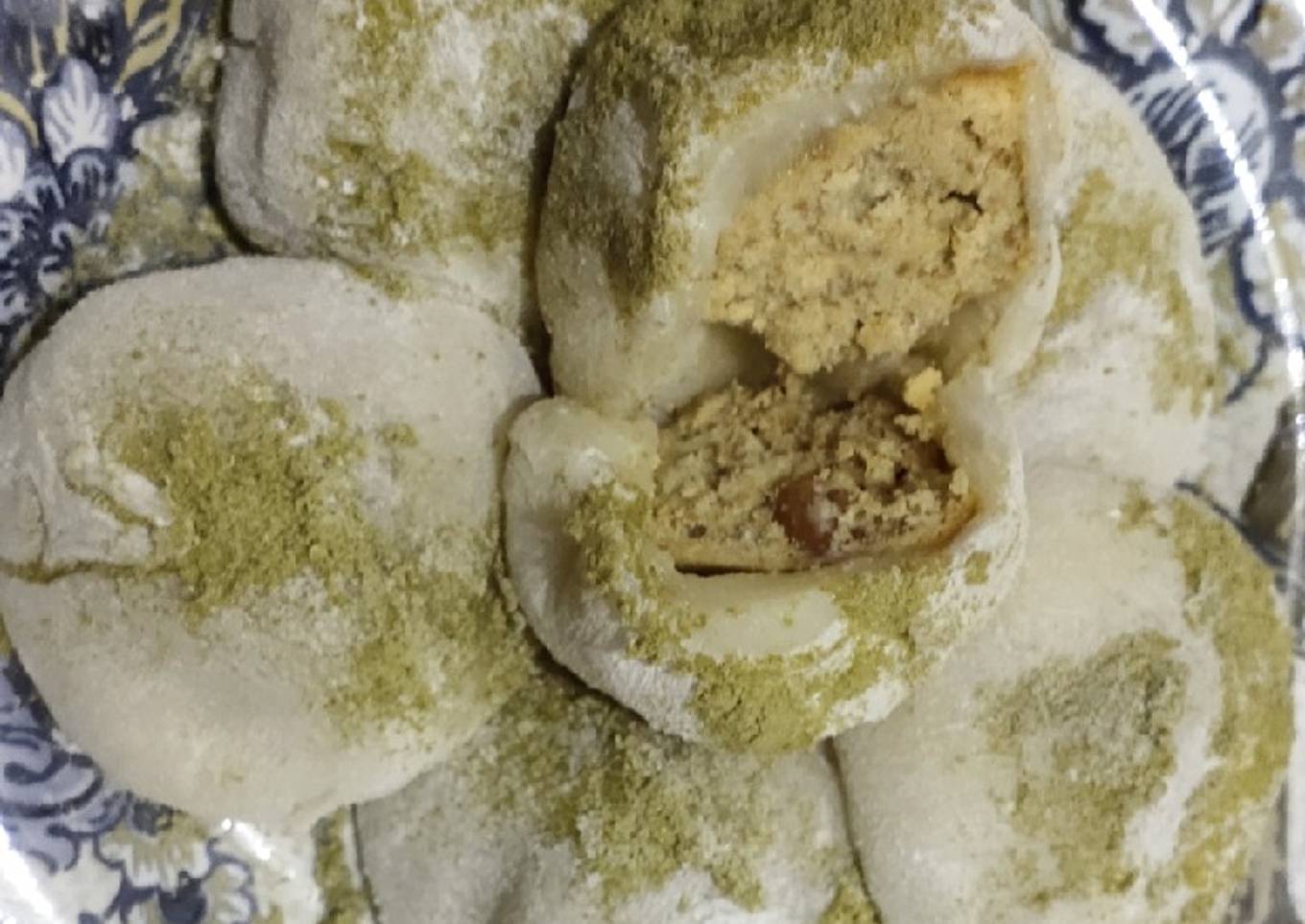Resep Mochi isi Matcha Truffle