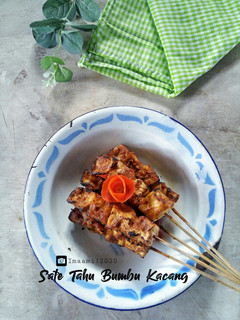 Foto resep Sate Tahu Bumbu Kacang