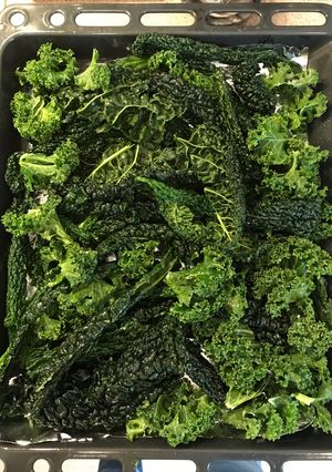 A picture of 🥬 Basic☆ Kale snack - roasted kale chip ❤️.