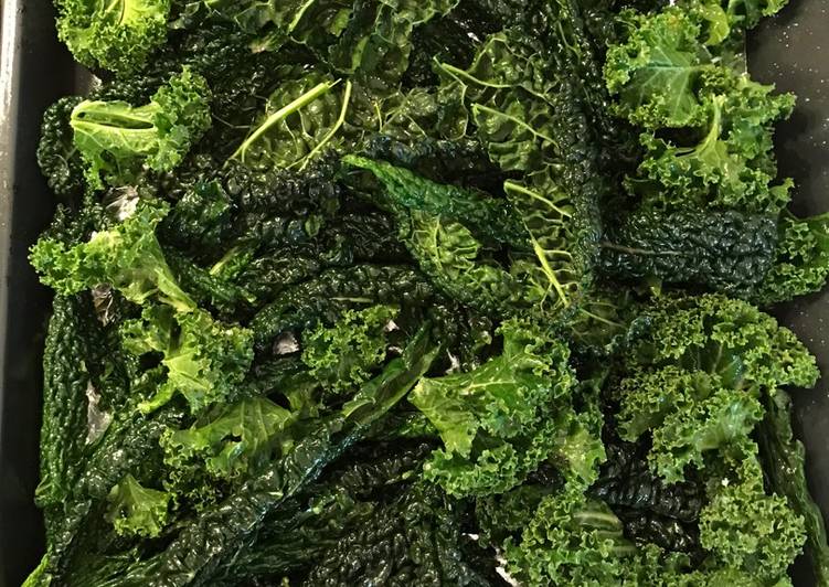 Simple Way to Prepare Super Quick Homemade ☆Basic☆ Kale snack - roasted kale chip ❤️