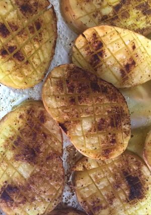 Una foto de Patatas asadas