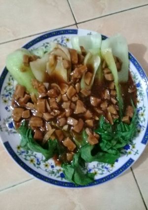 Foto resep Kailan tuna teriyaki