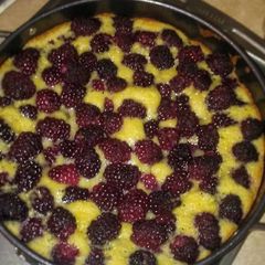 Blackberry Cornmeal Cake A picture of Blackberry Cornmeal Cake.