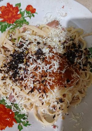 Foto resep Spaghetti fettuccine Bolognese
