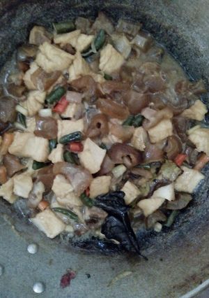 Foto resep Oseng kikil(kulit sapi)campur tahu