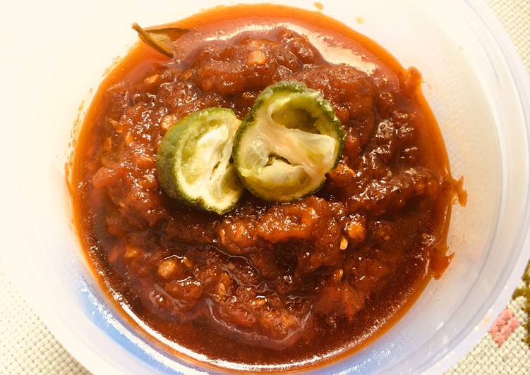 Langkah Mudah untuk Menyiapkan Sambal Bacem / Sambal Bajak, Lezat Sekali