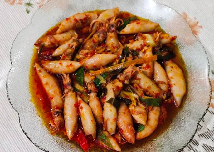 Resep Sambel Cumi Merah Lezat