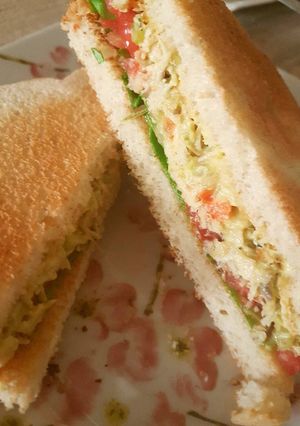 Una foto de Sándwich de pollo