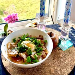A picture of Pork Tenderloin Donburi.