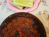 Sambel terasi/sambel taun