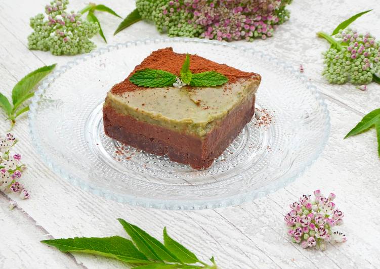 A révélé le secret de la recette Gâteau crémeux au cacao et à la menthe parfait