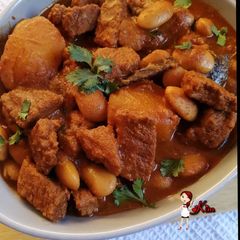 A picture of Beef and Butterbeans Curry.