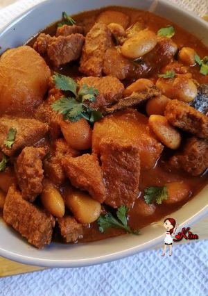 A picture of Beef and Butterbeans Curry.
