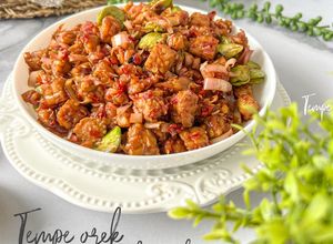 Foto resep Tempe orek bunga kecombrang